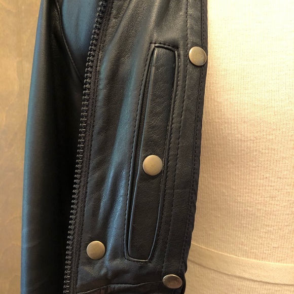 SOLD Beautiful FIRST GEAR Cafe Racer MC leather jacket - Picture 8 of 16